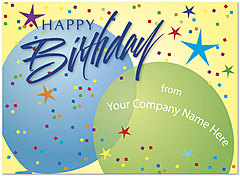 Select a verse, create your own custom verse, or order blank.  Balloons Name Birthday Card D2090U-V
